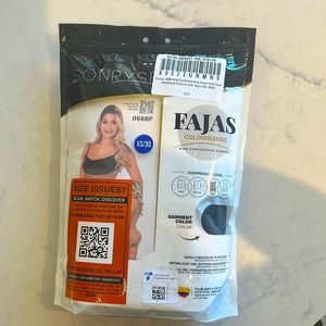 Body Faja Braless Panty Shaper short Fajas Post Lipo garment XS 30.
